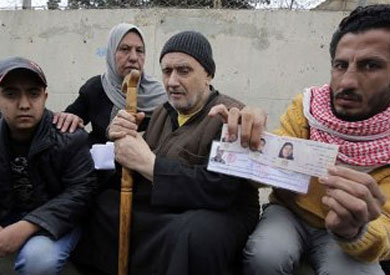 فلسطينيون بمخيم اليرموك في سوريا